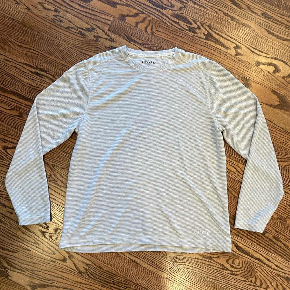 Orvis Men’s Long Sleeve Crew Neck T-Shirt Size L